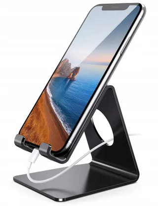 LAMICALL Telefoonstandaard Universeel iPhone Zwart — miniatuur 2