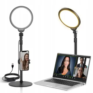 NEEWER Basics Selfie Ringlicht Set 7 Inch 10W 3000K-6500K — miniatuur 1