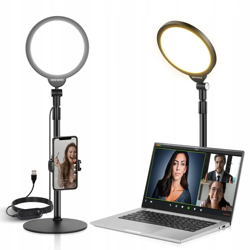 NEEWER Basics Selfie Ringlicht Set 7 Inch 10W 3000K-6500K — foto 1