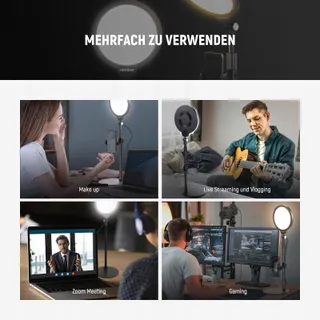NEEWER Basics Selfie Ringlicht Set 7 Inch 10W 3000K-6500K — miniatuur 7