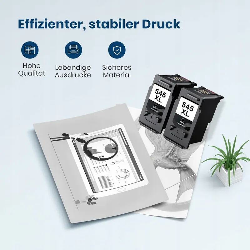 WASHOPE PG575XL Zwarte Inkt Canon Pixma TS3550i TR4750i 2-delig — foto 5