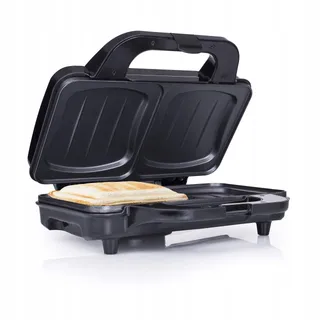 TRISTAR SA3060 Tosti-ijzer Diepe Platen 2 Porties Zwart — miniatuur 1