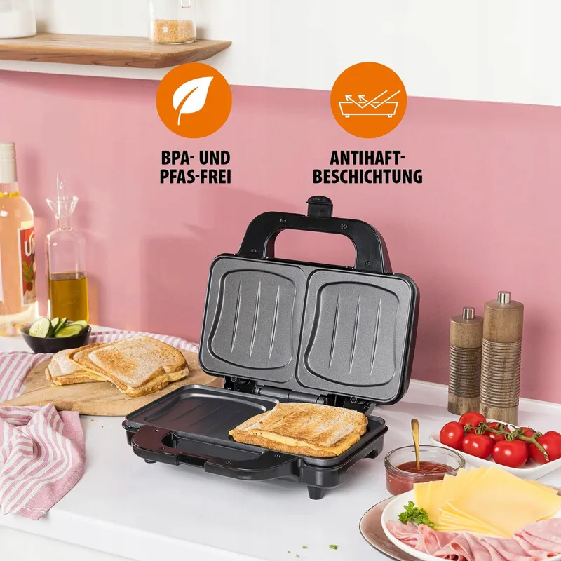 TRISTAR SA3060 Tosti-ijzer Diepe Platen 2 Porties Zwart — foto 6