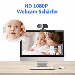 DDKJ Webcam 1080P Full HD Microfoon Computers Laptops — miniatuur 3