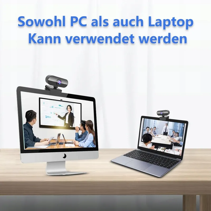 DDKJ Webcam 1080P Full HD Microfoon Computers Laptops — foto 6