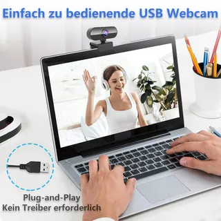 DDKJ Webcam 1080P Full HD Microfoon Computers Laptops — miniatuur 5