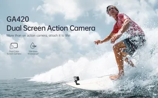 WOLFANG GA420 Actiecamera 4K 60FPS Waterdicht WiFi EIS Dual Screen — miniatuur 14