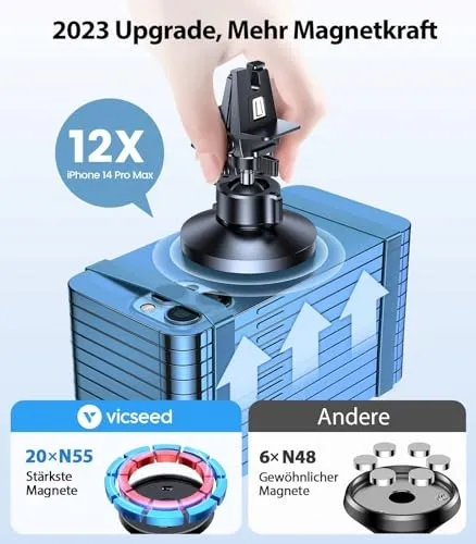 VICSEED Magnetische Autohouder Telefoon iPhone Android — foto 3