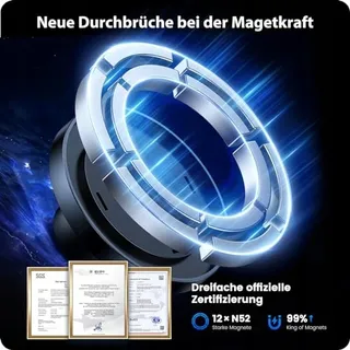 VICSEED Magnetische Autohouder Telefoon iPhone Android — miniatuur 7