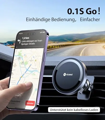 VICSEED Magnetische Autohouder Telefoon iPhone Android — foto 5