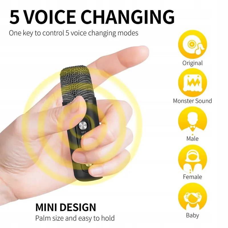 MUMUWIND Bluetooth Karaokeset Met Microfoons En Speaker — foto 4
