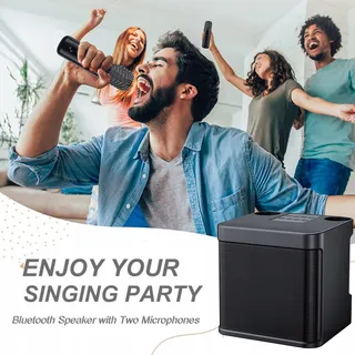 MUMUWIND Bluetooth Karaokeset Met Microfoons En Speaker — miniatuur 7