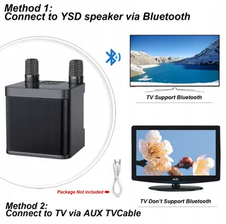 MUMUWIND Bluetooth Karaokeset Met Microfoons En Speaker — miniatuur 6