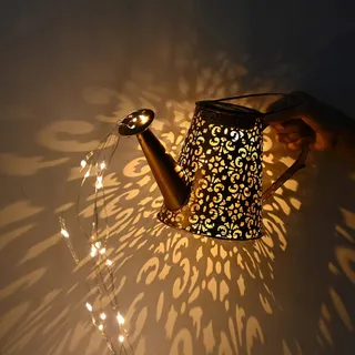 Solar Gieter met LED Lichtjes Tuindecoratie Buiten — miniatuur 3