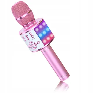 BONAOK Magic Sing Karaoke Microfoon Bluetooth Kinderen Volwassenen Roze