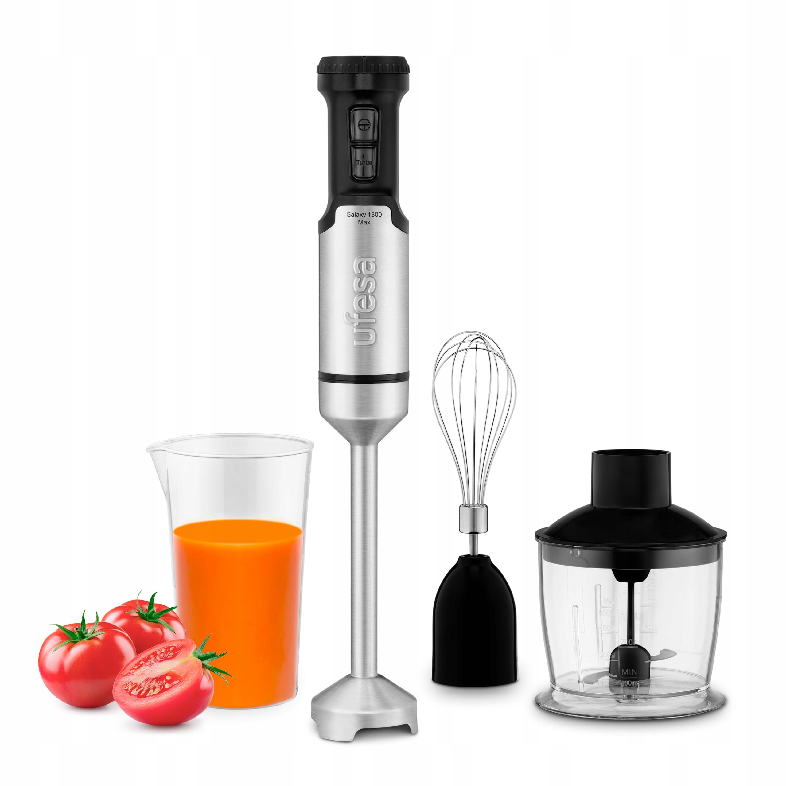 UFESA Galaxy Max Staafmixer 1500W 24 Snelheden Turbo BPA-Vrij