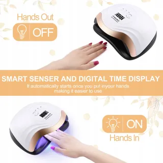 AOKYOM UV LED Nagellamp Nageldroger Professioneel Timer LCD — miniatuur 5