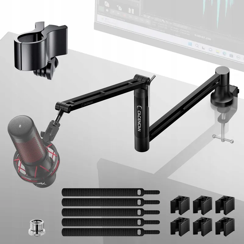 Microfoon Boom Arm 360 Met Tafelhouder Voor Streaming En Podcasts — foto 1