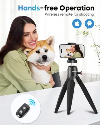 UBEEZISE Mini Statief voor Camera met Draadloze Afstandsbediening — miniatuur 6