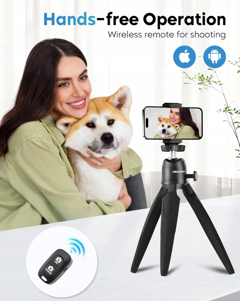 UBEEZISE Mini Statief voor Camera met Draadloze Afstandsbediening — foto 6
