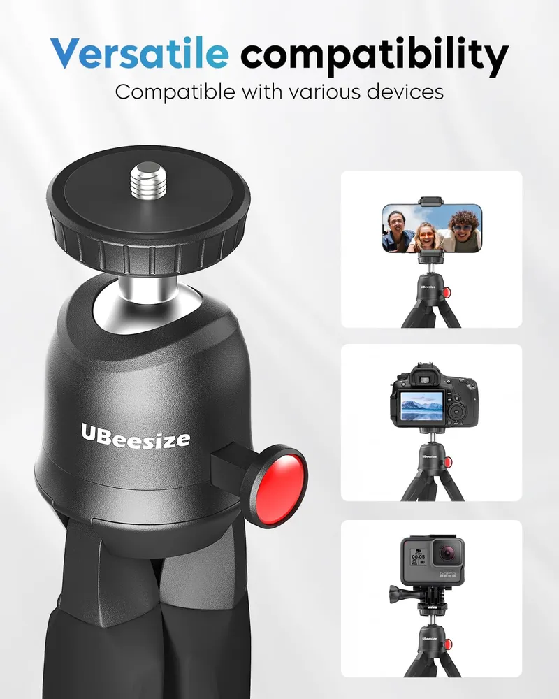 UBEEZISE Mini Statief voor Camera met Draadloze Afstandsbediening — foto 5