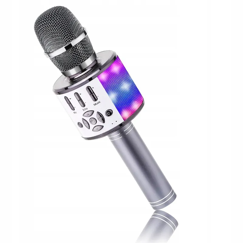 BONAOK Bluetooth Microfoon LED Kinderen Karaoke Party Thuis — foto 1