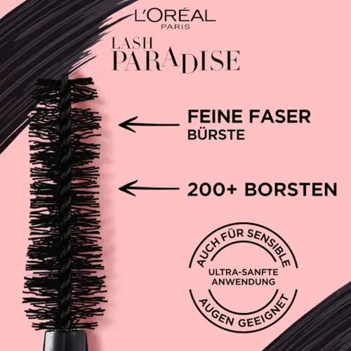 L'ORÉAL PARIS Lash Paradise Mascara Zwart Lengte Volume 6,4ml — foto 3