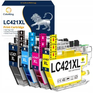 COLORKING LC421XL Inktcartridges Compatibel Brother LC421 — miniatuur 1