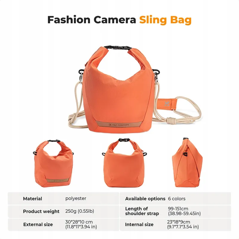 K&F CONCEPT Cameratas Modieus Schoudertas DSLR En Systeemcamera — foto 6