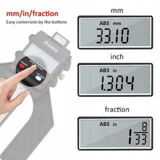 PRECIVA Digitale Diepte- en Hoogtemeter LCD 80mm 0,10mm — miniatuur 5