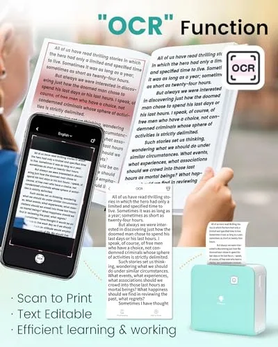 PHOMEMO M02 Pro Mini Thermische Printer 300DPI Bluetooth Telefoon — foto 9