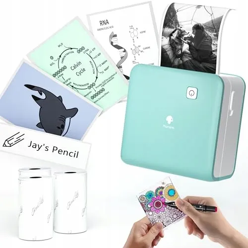 PHOMEMO M02 Pro Mini Thermische Printer 300DPI Bluetooth Telefoon — foto 1