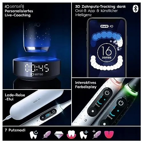 ORAL-B iO Series 10 Plus Elektrische Tandenborstel 3 Opzetborstels Etui — foto 6