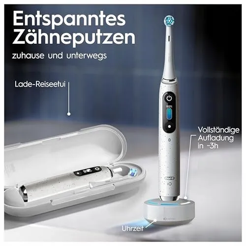 ORAL-B iO Series 10 Plus Elektrische Tandenborstel 3 Opzetborstels Etui — foto 5