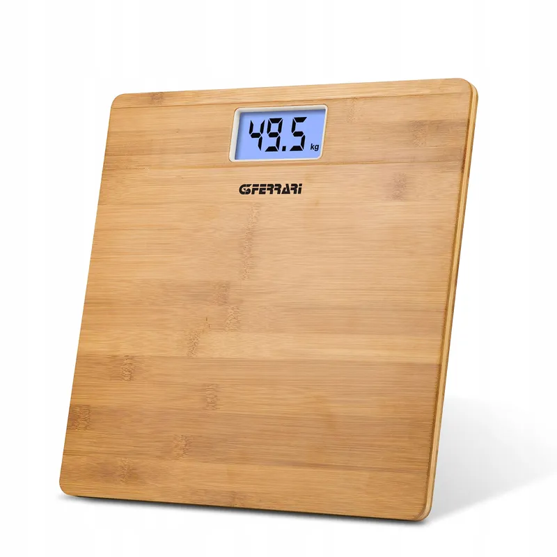 G3 FERRARI Digitale Weegschaal Bamboe 50g 180kg Banwood Care — foto 4