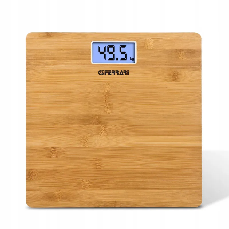 G3 FERRARI Digitale Weegschaal Bamboe 50g 180kg Banwood Care — foto 1