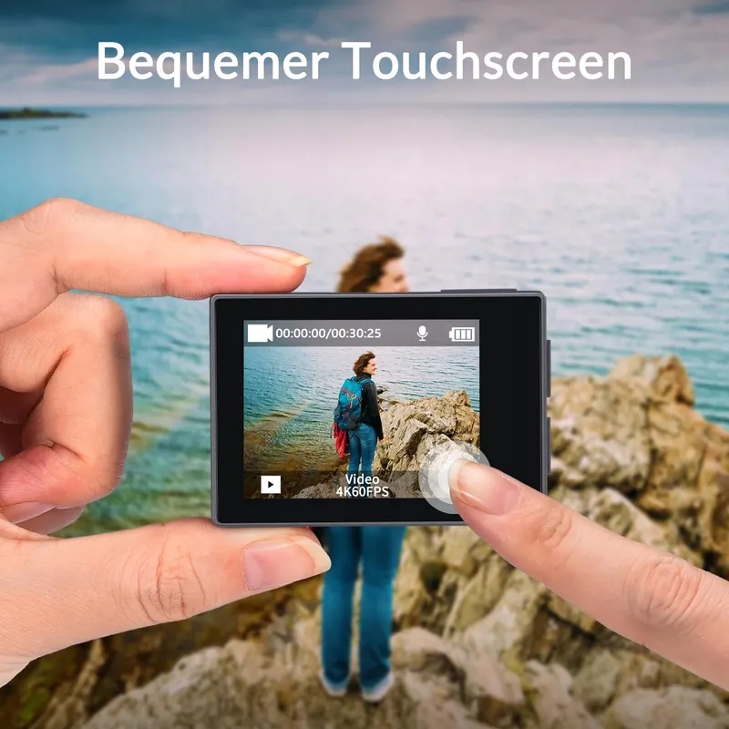ICEFOX Actiecamera 4K Waterdicht 40M Ultra HD 20MP WiFi Groothoek — foto 6