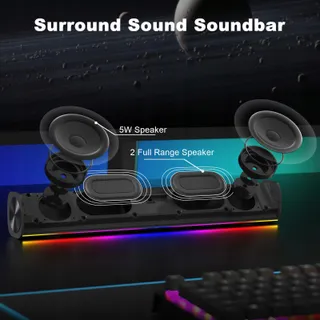 SOULION R100 Computerluidsprekers Bluetooth Kleurrijk Stereo USB — miniatuur 5