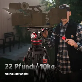 NEEWER TP75 Pro Videostatief 189cm Vloeistofkop DJI RS — miniatuur 6