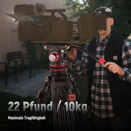 NEEWER TP75 Pro Videostatief 189cm Vloeistofkop DJI RS — foto 6