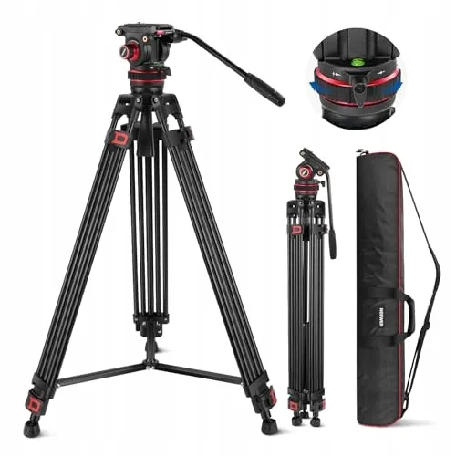 NEEWER TP75 Pro Videostatief 189cm Vloeistofkop DJI RS — foto 1