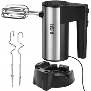 LEBENLANG Handmixer 5 Snelheden Turbo Met Houder Voor Keuken — miniatuur 1
