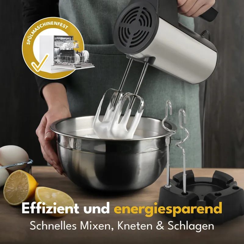 LEBENLANG Handmixer 5 Snelheden Turbo Met Houder Voor Keuken — foto 4