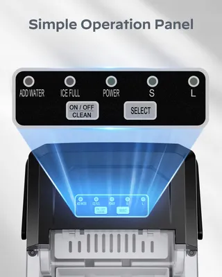SILONN IJsblokjesmachine met Handvat Zelfreinigend 12kg/dag — miniatuur 5