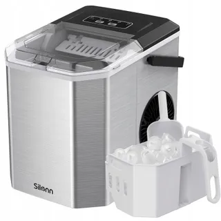 SILONN IJsblokjesmachine met Handvat Zelfreinigend 12kg/dag