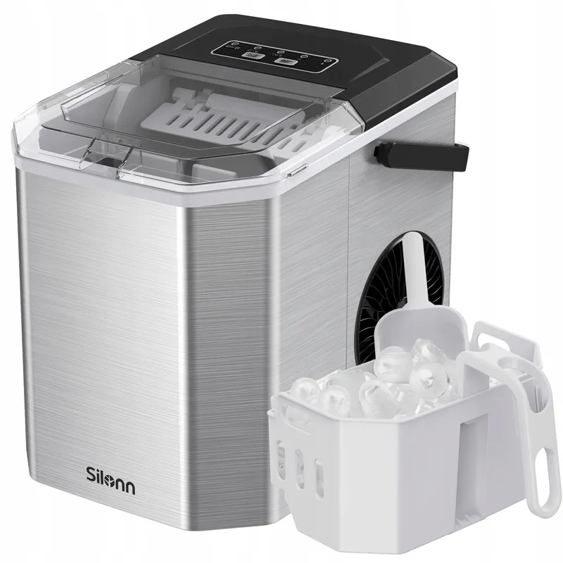 SILONN IJsblokjesmachine met Handvat Zelfreinigend 12kg/dag — foto 1