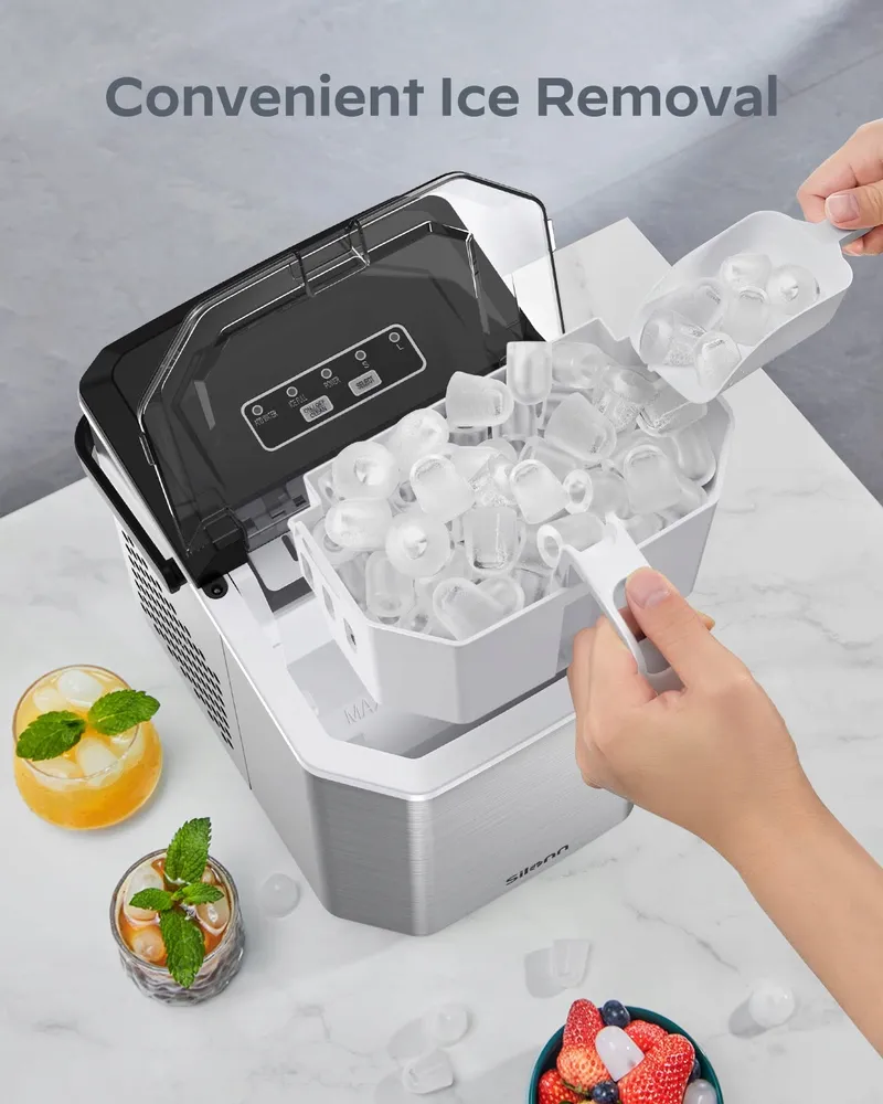 SILONN IJsblokjesmachine met Handvat Zelfreinigend 12kg/dag — foto 3