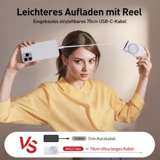 IWALK Powerbank 10000mAh USB-C 30W Snelladen iPhone Samsung — miniatuur 3