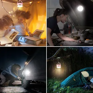 FLINTRONIC LED Camping Lamp USB 1800mAh Powerbank 4 Standen SOS — miniatuur 8