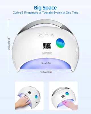 SUNUV SUN6 UV LED Nagellamp Automatische Sensor Gel — miniatuur 5